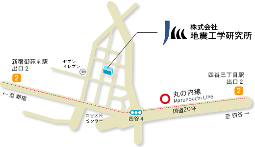 地图 - 株式会社 地震工学研究所